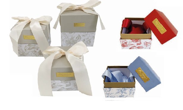 Set 3 Cajas de Cartón (VARIOS COLORES DISPONIBLES) - Pack 3 Sets - FlikeHome - Caja Regalo - 439708X3 - Caja regalo -