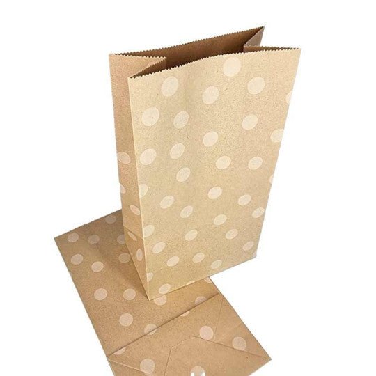 Bolsa de papel sin asa (VARIOS TAMAÑOS DISPONIBLES) - 6 Paquetes de 50 Uds.