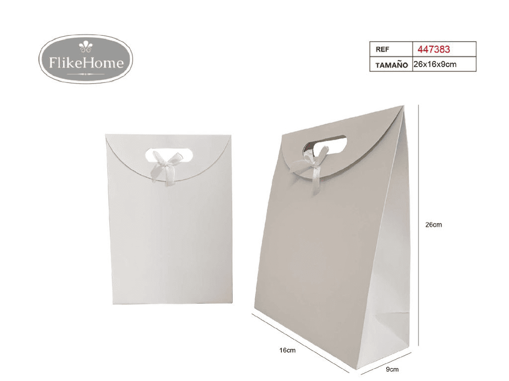 Bolsa de Regalo con Solapa (VARIOS TAMAÑOS DISPONIBLES) - Pack 12 Uds. - FlikeHome - Bolsa Regalo - 447383X12 - Bolsa Regalo - 