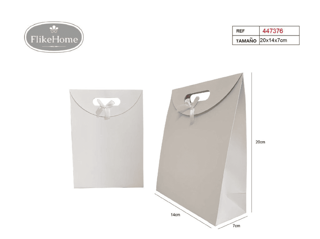 Bolsa de Regalo con Solapa (VARIOS TAMAÑOS DISPONIBLES) - Pack 12 Uds. - FlikeHome - Bolsa Regalo - 447376X12 - Bolsa Regalo - 