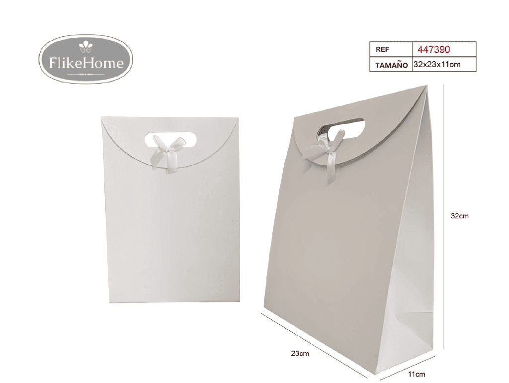Bolsa de Regalo con Solapa (VARIOS TAMAÑOS DISPONIBLES) - Pack 12 Uds. - FlikeHome - Bolsa Regalo - 447390X12 - Bolsa Regalo - 