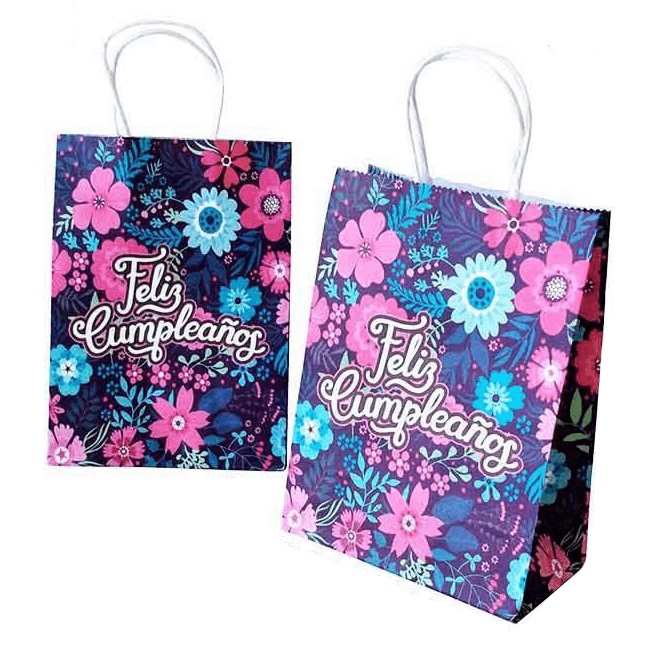 Bolsa de Regalo de Papel con Asa (VARIOS TAMAÑOS DISPONIBLES) – Elegancia y Comodidad. Pack 12 Uds. - FlikeHome - Bolsa Regalo - 767127X12 - Bolsa Regalo - 