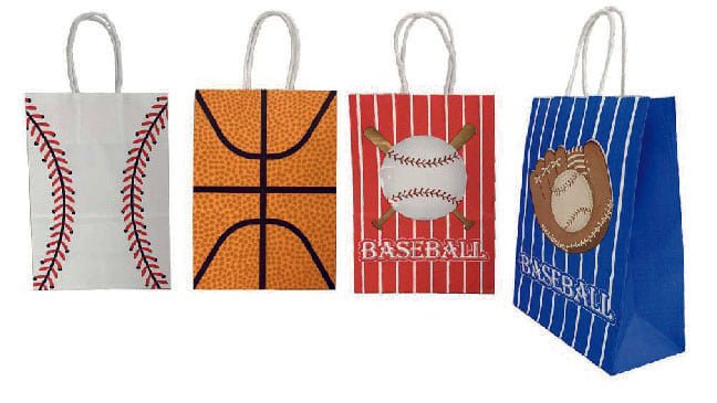 Bolsa de Regalo de Papel Deporte (VARIOS MODELOS DISPONIBLES) – Elegancia y Comodidad. Pack 12 Uds. - FlikeHome - Bolsa Regalo - 412480X12 - Bolsa Regalo - 