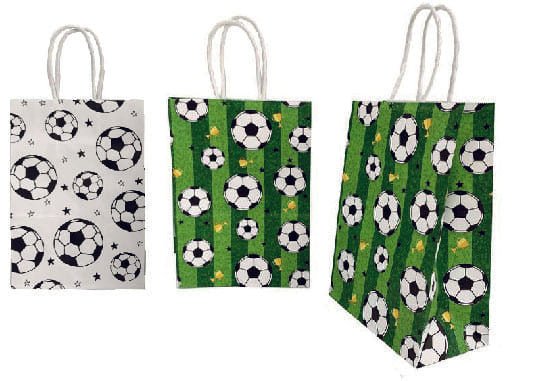 Bolsa de Regalo Estampado Fútbol (VARIOS COLORES DISPONIBLES) - Pack 12 Uds. - FlikeHome - Bolsa Regalo - 412466X12 - Bolsa Regalo - 