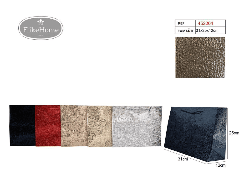 Bolsa de Regalo (VARIOS TAMAÑOS DISPONIBLES) - Pack 12 Uds. - FlikeHome - Bolsa Regalo - 452264X12 - Bolsa Regalo - 