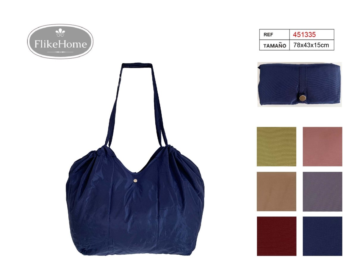 Bolsa Plegable (78x43x15cm) - Pack 12 Uds. - FlikeHome - Bolsa Plegable - 451335X12 - Bolsa Plegable - 