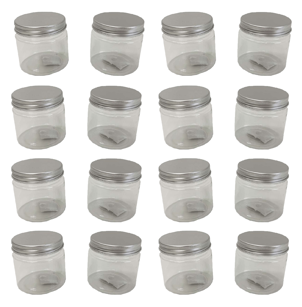 Botes Plásticos 12 Piezas - FlikeHome - Bote Plástico - 391198X12_Plastico_5.5X5.5 - Bote Plástico - 