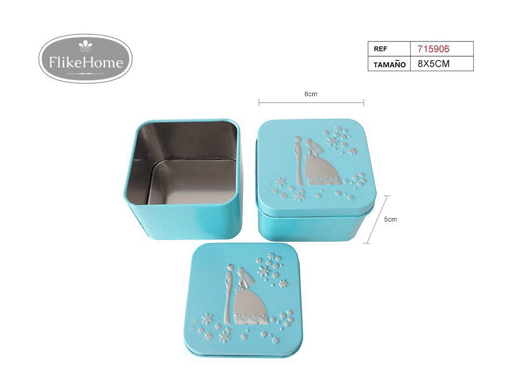 Caja Metal (VARIOS COLORES DISPONIBLES) - Pack 12 Uds.