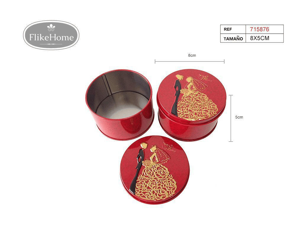 Caja Metal (VARIOS COLORES DISPONIBLES) - Pack 12 Uds.