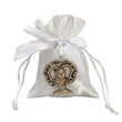 Flikehome - Bolsas efecto seda Comunión 2pcs. 13.5x10cm - Pack 12 Blisters - FlikeHome - Detalles de Comunión - 337998X12 - Detalles de Comunión - 
