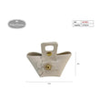 Flikehome - Bolsita de regalo de piel sintético 9.5x9cm - Pack 12 Unidades - FlikeHome - Detalles de Comunión - 401651X12 - Detalles de Bautizo/Baby Shower - Detalles de Boda - Detalles de Comunión