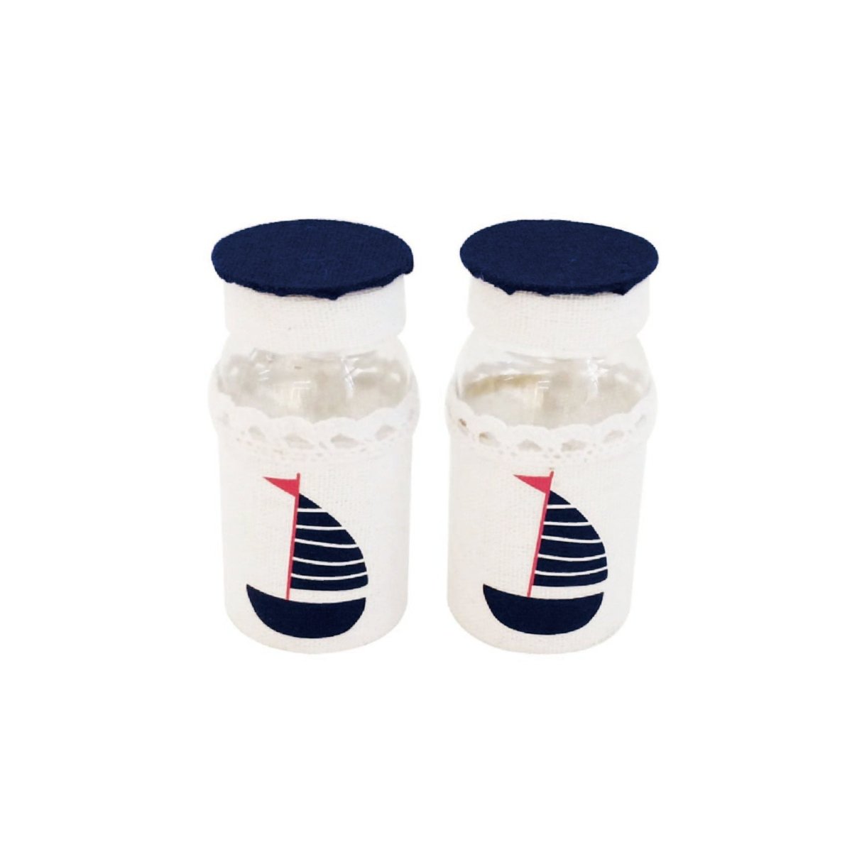 Flikehome - Bote PVC Marinero 9x5cm - Pack 12 Unidades - FlikeHome - Detalles de Bautizo/Baby Shower - 772961X12 - Detalles de Bautizo/Baby Shower - Detalles de Boda - Detalles de Comunión