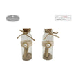 Flikehome - Botella de cristal con notas 8x3cm - Pack 12 Unidades - FlikeHome - Detalles de Boda - 413272X12 - Detalles de Bautizo/Baby Shower - Detalles de Boda - Detalles de Comunión
