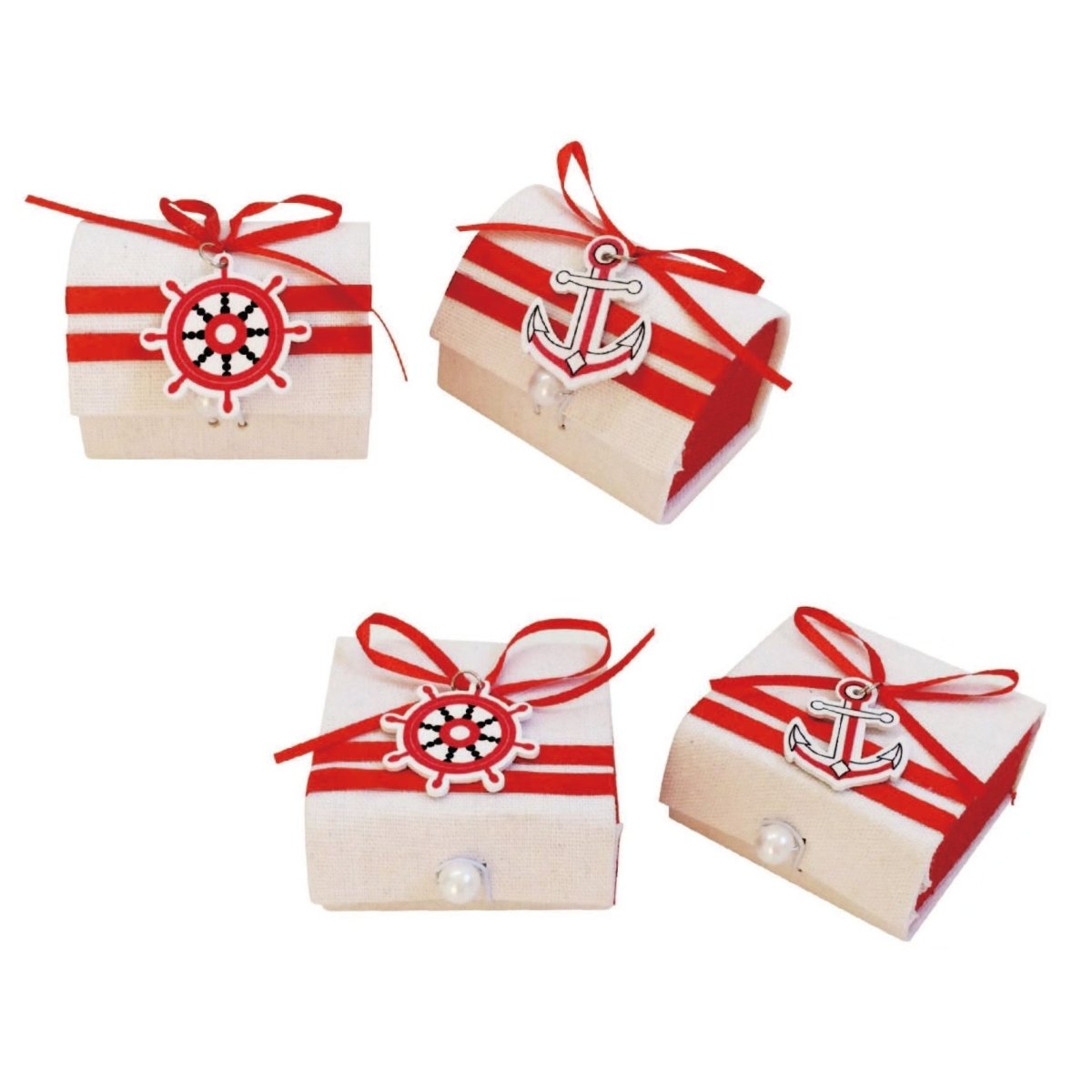 Flikehome - Caja de yute Marinero - Pack 12 Unidades - FlikeHome - Detalles de Bautizo/Baby Shower - 773067X12 - Detalles de Bautizo/Baby Shower - Detalles de Boda - Detalles de Comunión