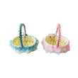 Flikehome - Cesta de ratán sintético 14x13x9cm - Pack 24 Unidades - FlikeHome - Detalles de Bautizo/Baby Shower - 741912X24 - Detalles de Bautizo/Baby Shower - 
