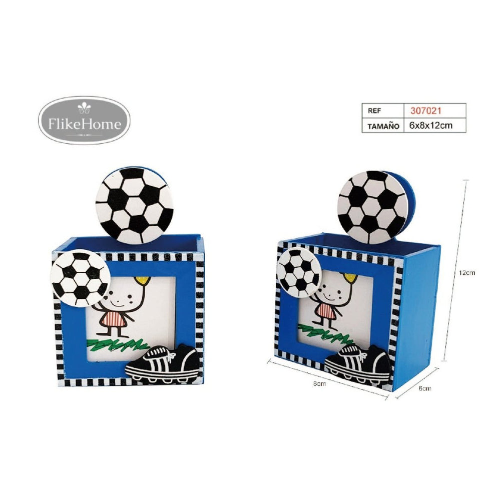 Flikehome - Cubilete Portalápices/Portafoto 8x7.5x5cm - Pack 24 Unidades