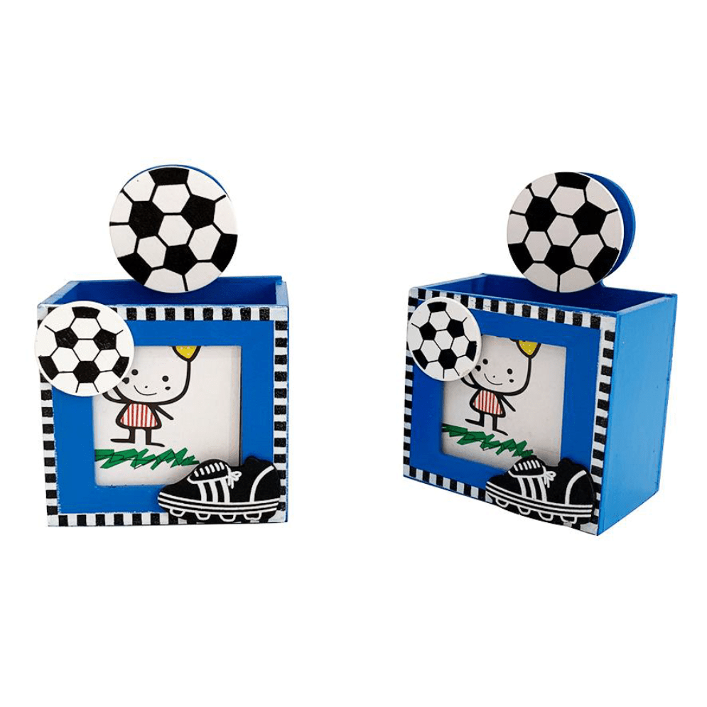Flikehome - Cubilete Portalápices/Portafoto 8x7.5x5cm - Pack 24 Unidades - FlikeHome - Detalles de Comunión - 307021X24 - Detalles de Comunión - 