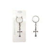 Flikehome - Llavero de metal Cruz 9.5x2.3cm - Pack 12 Unidades - FlikeHome - Detalles de Comunión - 307267X12 - Detalles de Bautizo/Baby Shower - Detalles de Boda - Detalles de Comunión