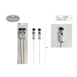 Flikehome - Pinchos de brocheta de chuches Comunión 2pcs. - Pack 12 Blisters - FlikeHome - Detalles de Comunión - 402238X12 - Detalles de Comunión - 