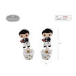 Flikehome - Pinza de madera Portafotos Comunión 10x3cm - Pack 12 Unidades - FlikeHome - Detalles de Comunión - 400838X12 - Detalles de Comunión - 