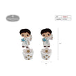 Flikehome - Pinza de madera Portafotos Comunión 10x3cm - Pack 12 Unidades - FlikeHome - Detalles de Comunión - 400814X12 - Detalles de Comunión - 