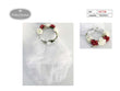 Flikehome - Velo con Flores para fiestas y eventos - Pack 12 Unidades - FlikeHome - Detalles de Comunión - 401729X12 - Detalles de Comunión - 