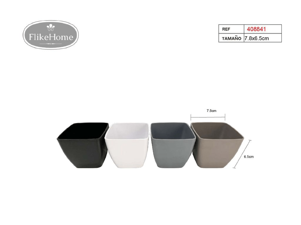 Macetero Cuadrado PVC (VARIOS TAMAÑOS DISPONIBLES) - Pack 12 Uds.
