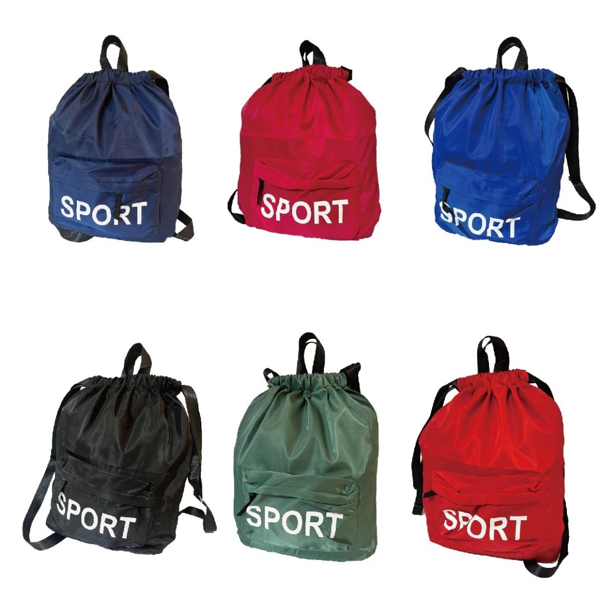 Mochila Plegable (44x40cm) - Pack 12 Uds. - FlikeHome - Bolsa Plegable - 451236X12 - Bolsa Plegable - 