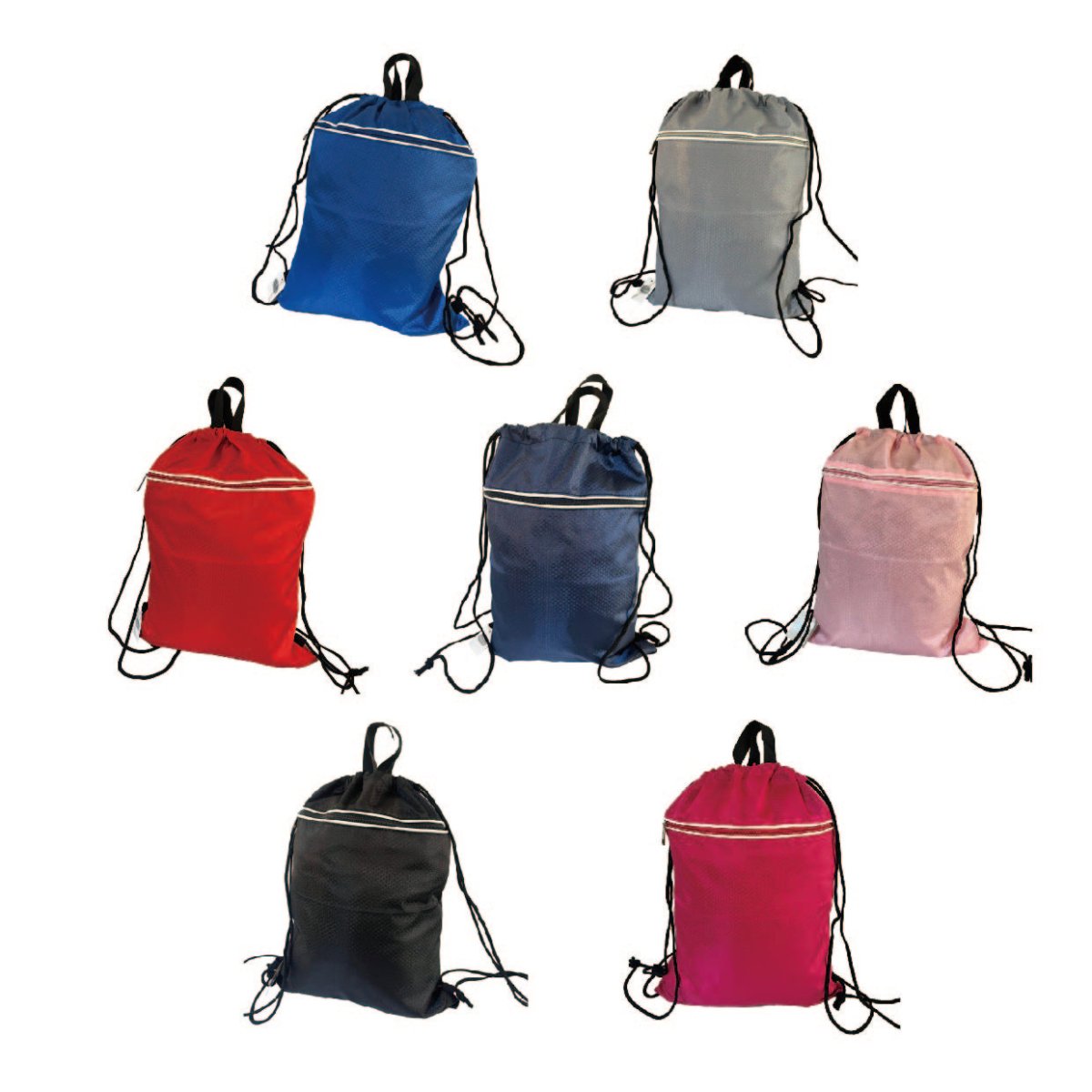 Mochila Plegable (45x33cm) - Pack 12 Uds. - FlikeHome - Bolsa Plegable - 451212X12 - Bolsa Plegable - 