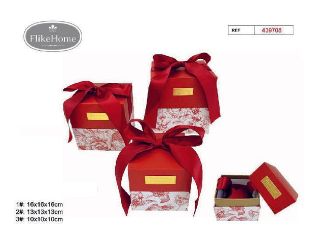 Set 3 Cajas de Cartón (VARIOS COLORES DISPONIBLES) - Pack 3 Sets